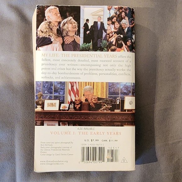 "My Life, The Presedential Years" Biography Paperback By Bill Clinton - Picture 11 of 12